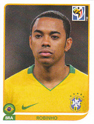 Robinho Brazil samolepka Panini World Cup 2010 #501